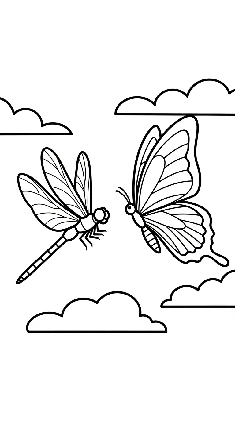 coloriage Libellule en ligne