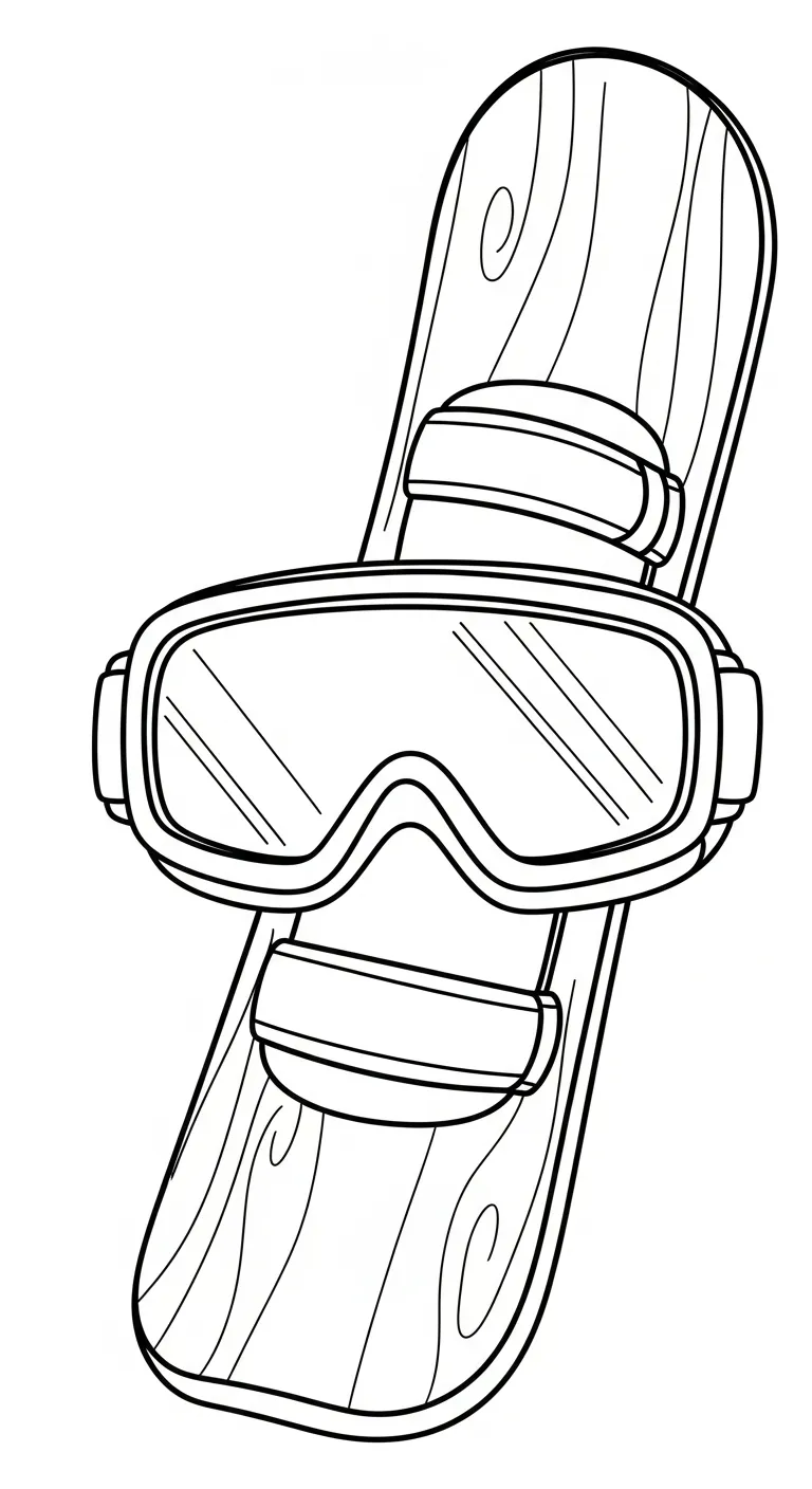 coloriage Lunettes et découpage à imprimer