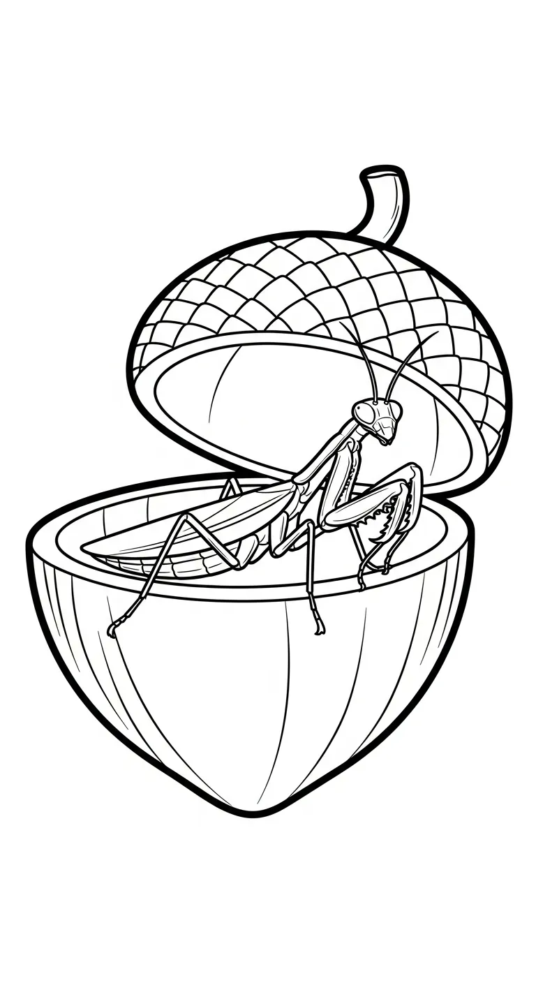 coloriage Mante a imprimer gratuit