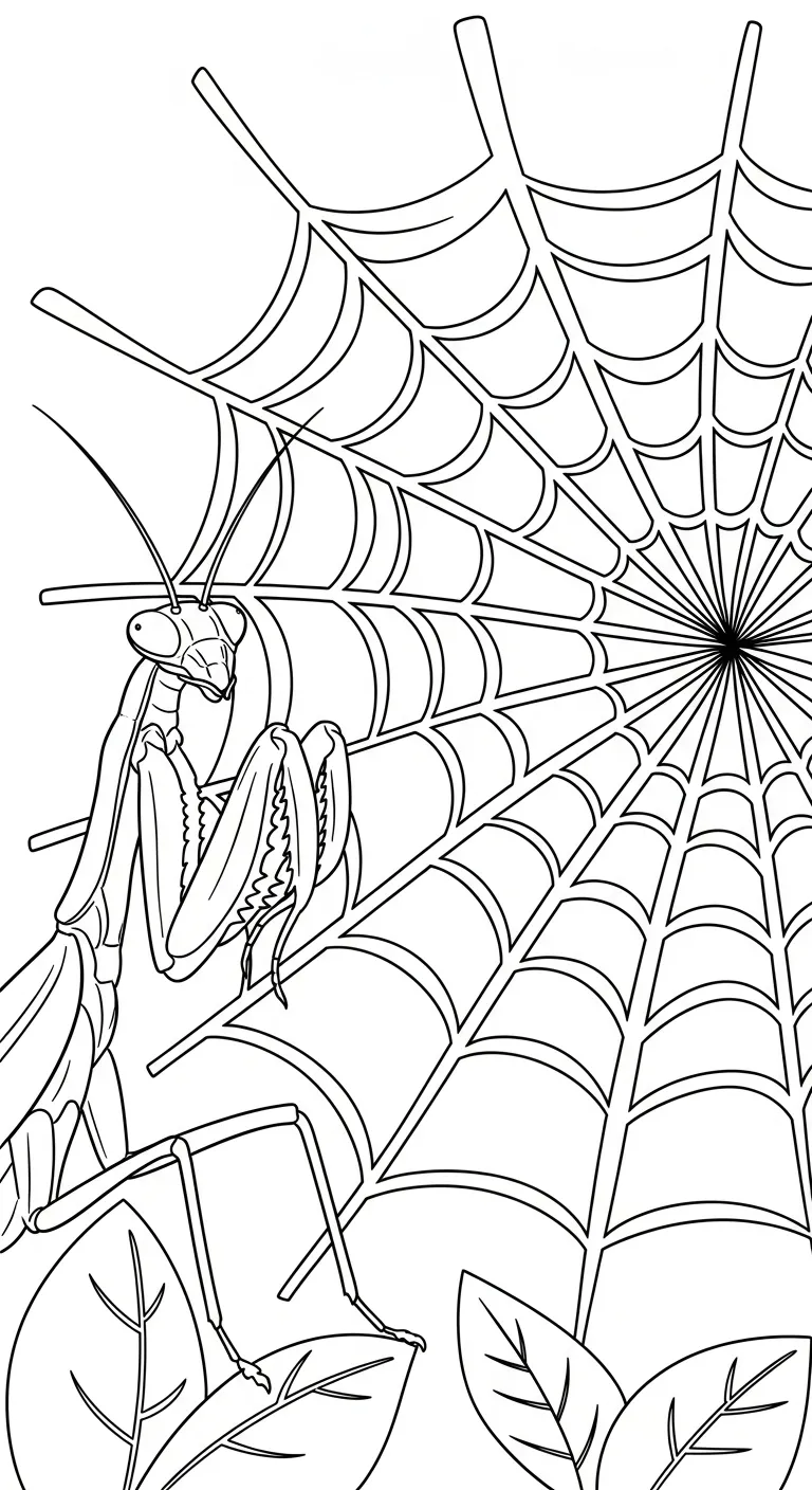 coloriage Mante en ligne pour enfant 1