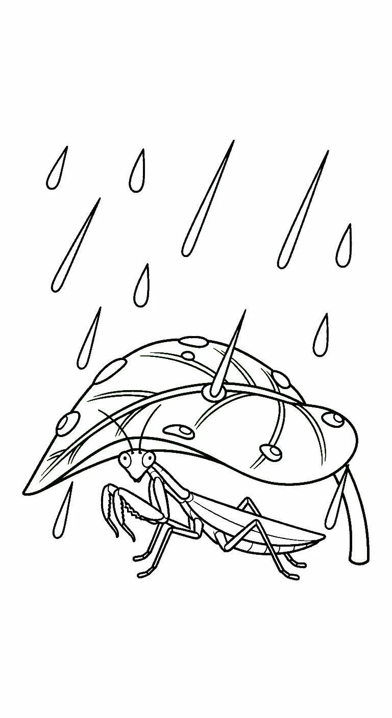 coloriage Mante a dessiner en ligne