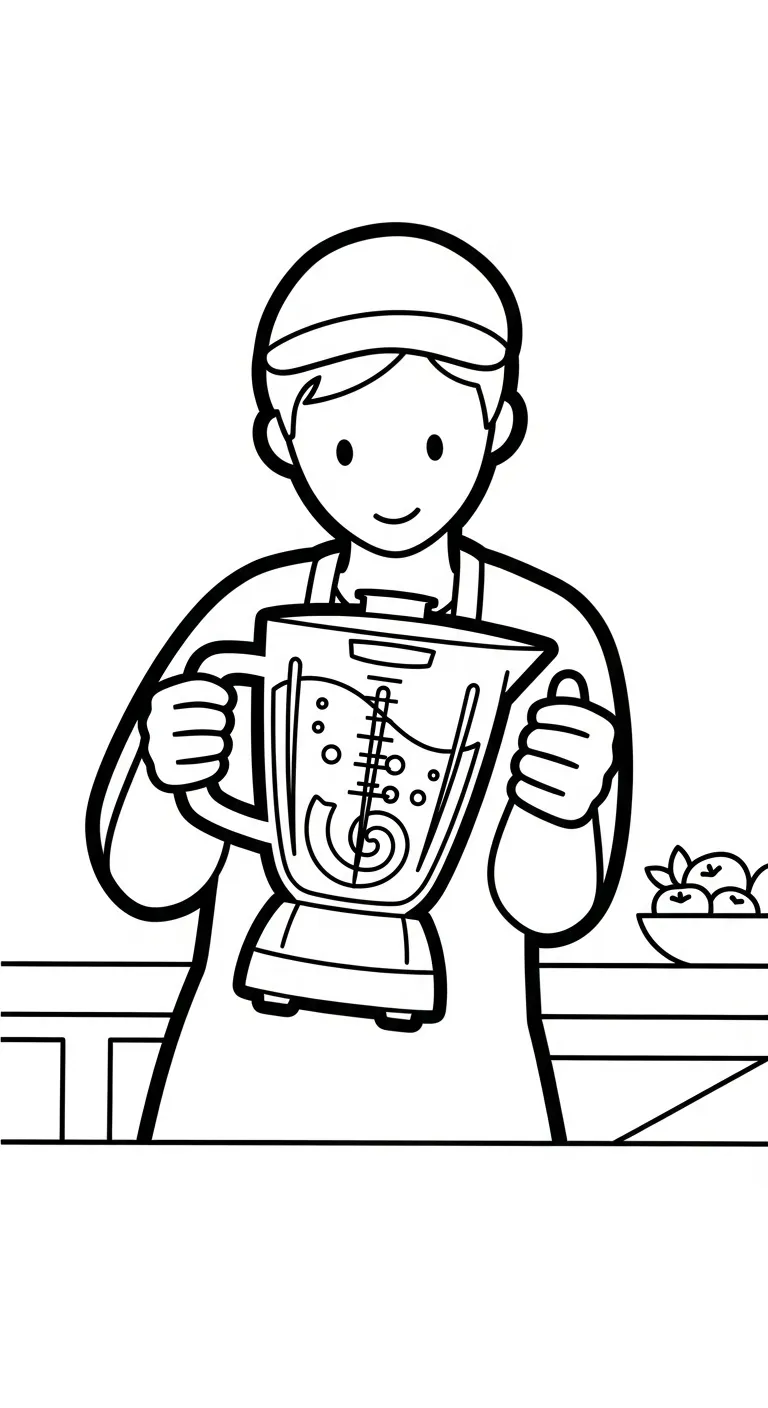 coloriage Mixeur a dessiner et imprimer