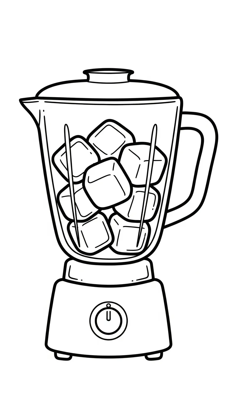 coloriage Mixeur pour enfant
