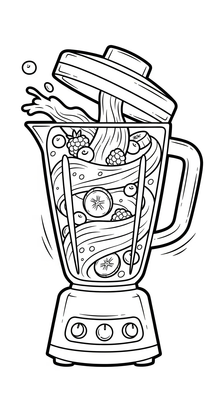 coloriage Mixeur a imprimer