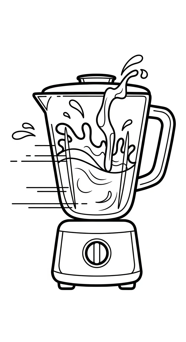 coloriage Mixeur et dessin a imprimer
