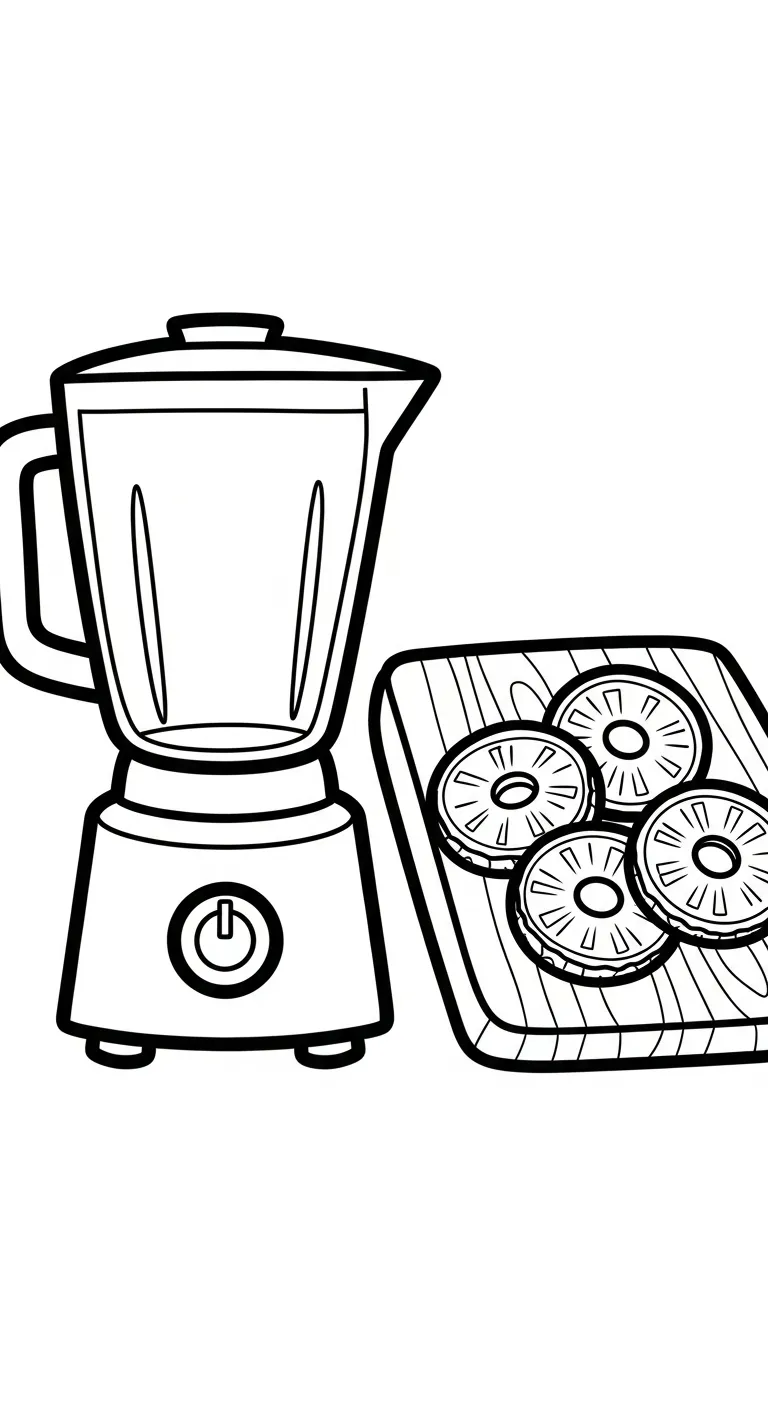 coloriage Mixeur à imprimer gratuitement