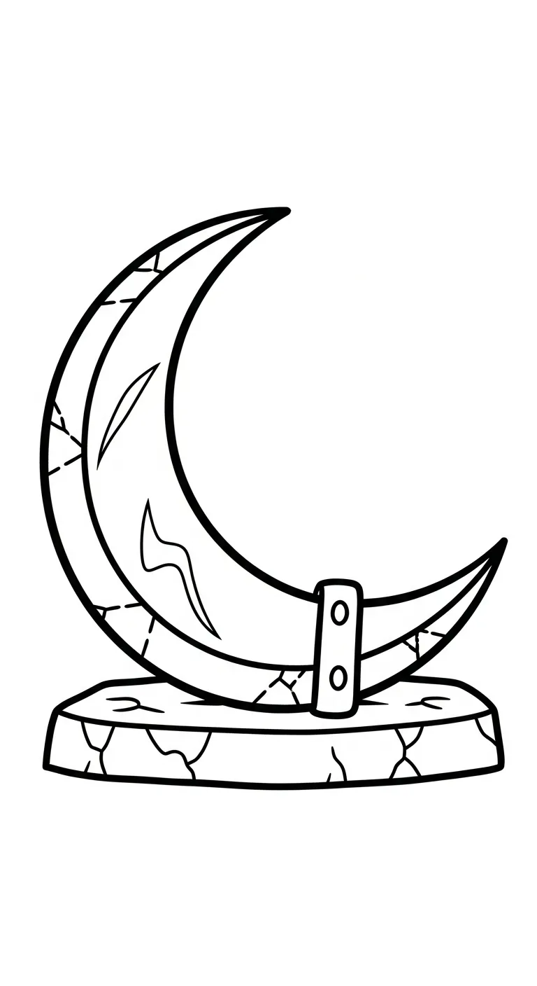coloriage Moon Knight d'enfant a imprimer 1