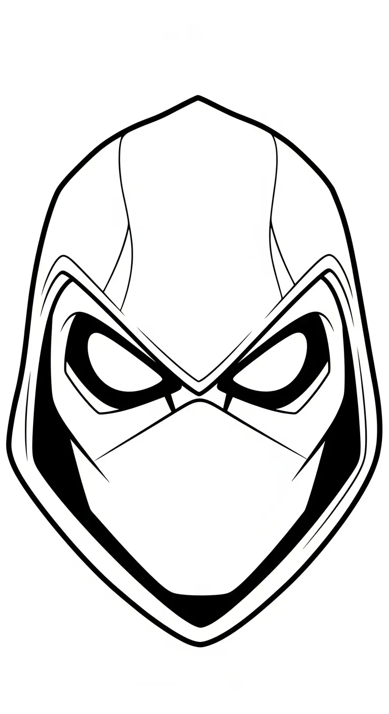 coloriage Moon Knight à imprimer pour enfant de 10 ans
