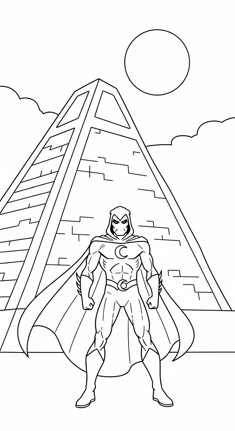 coloriage Moon Knight en ligne