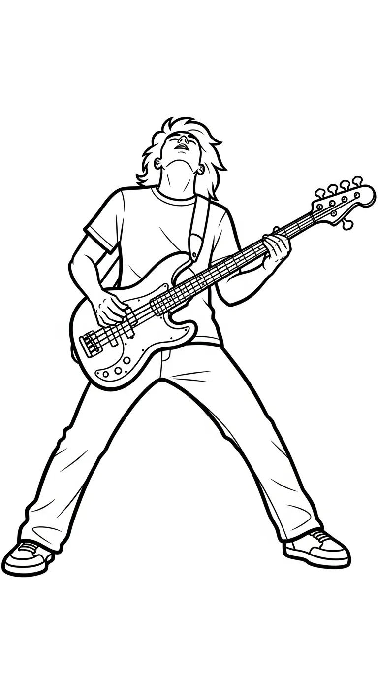 a imprimer coloriage Musicien gratuit