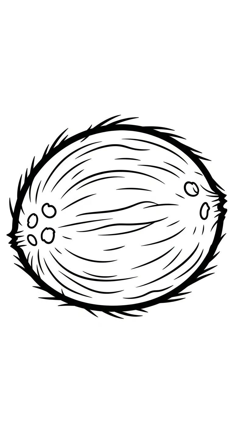 coloriage Noix de Coco et dessins