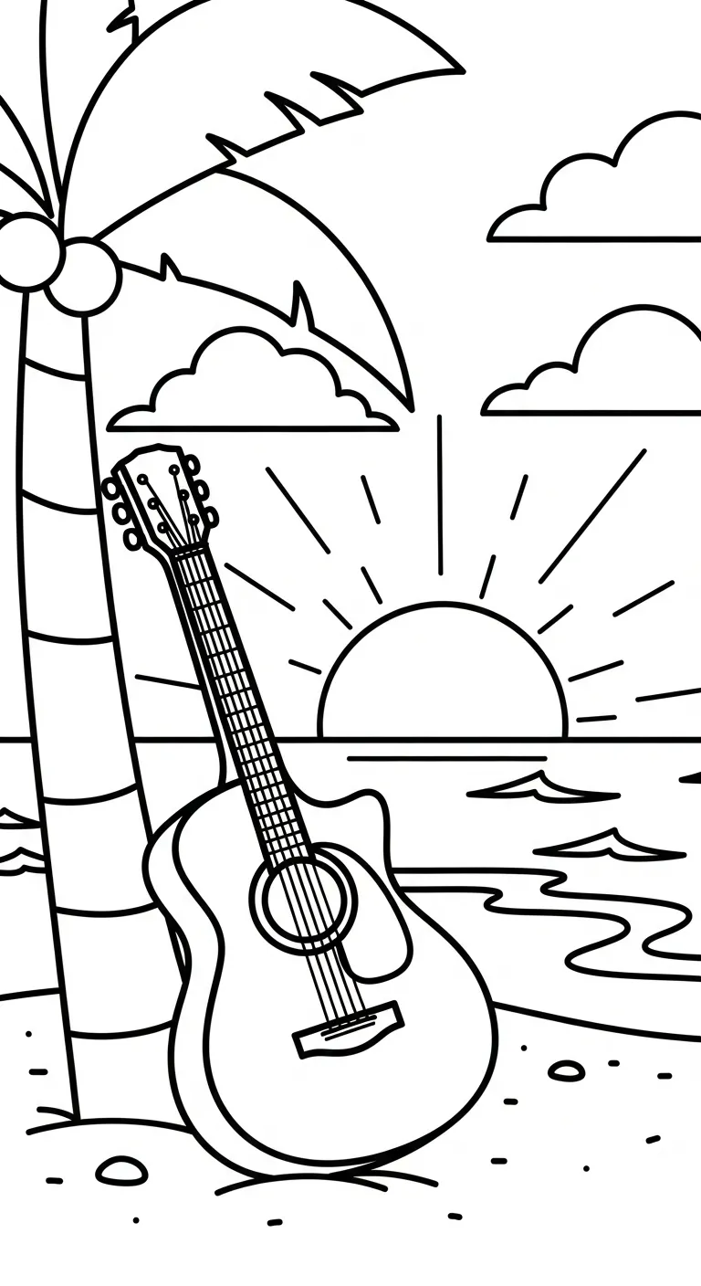 coloriage Noix de Coco et dessin a imprimer 1