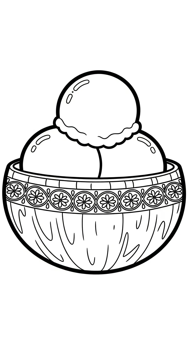 coloriage Noix de Coco pour enfant de 2 ans