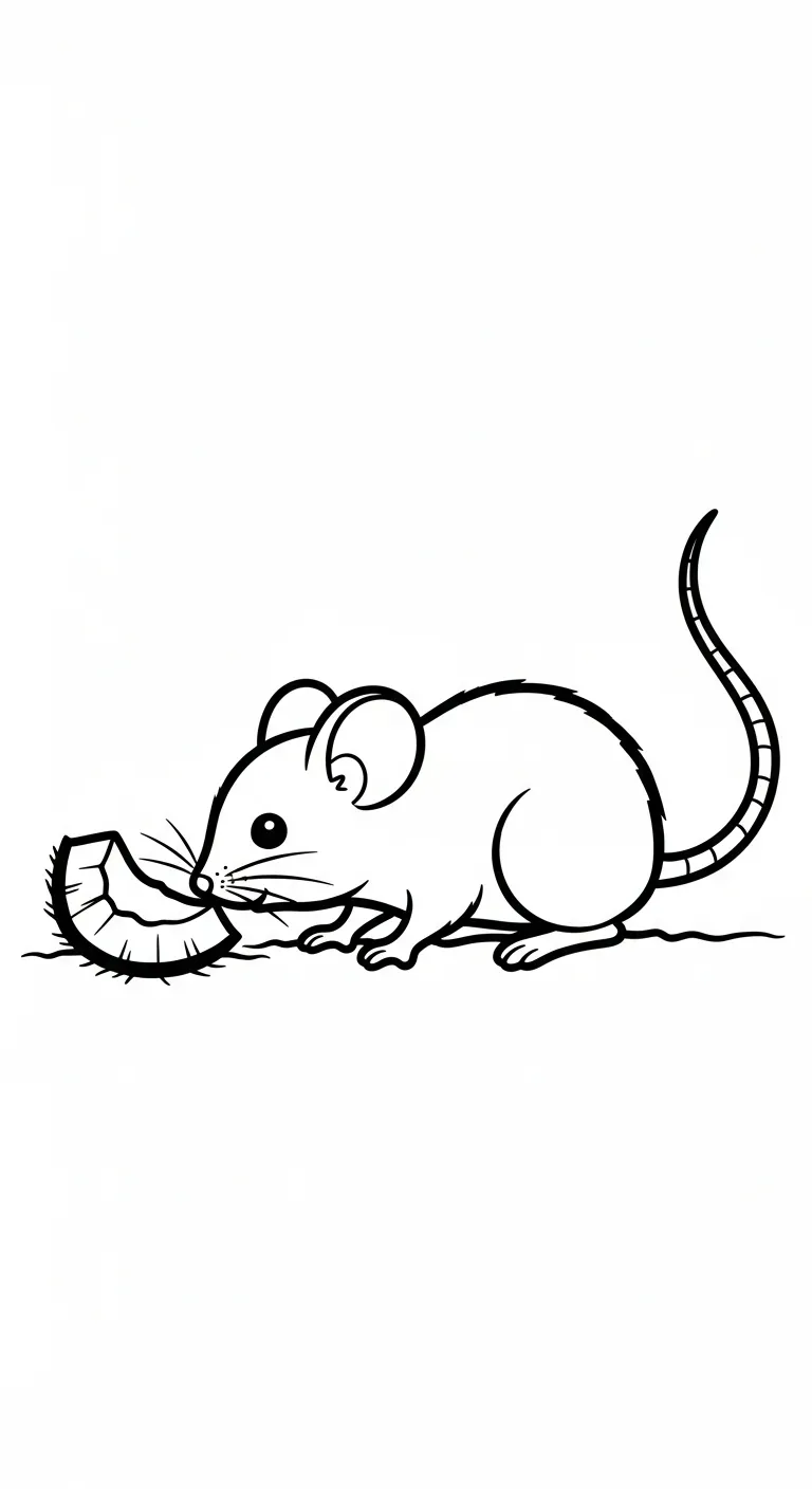 imprimer coloriage Noix de Coco pour enfant 1