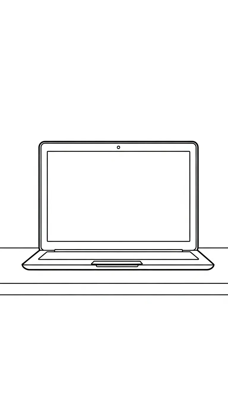 coloriage Ordinateur Portable en ligne
