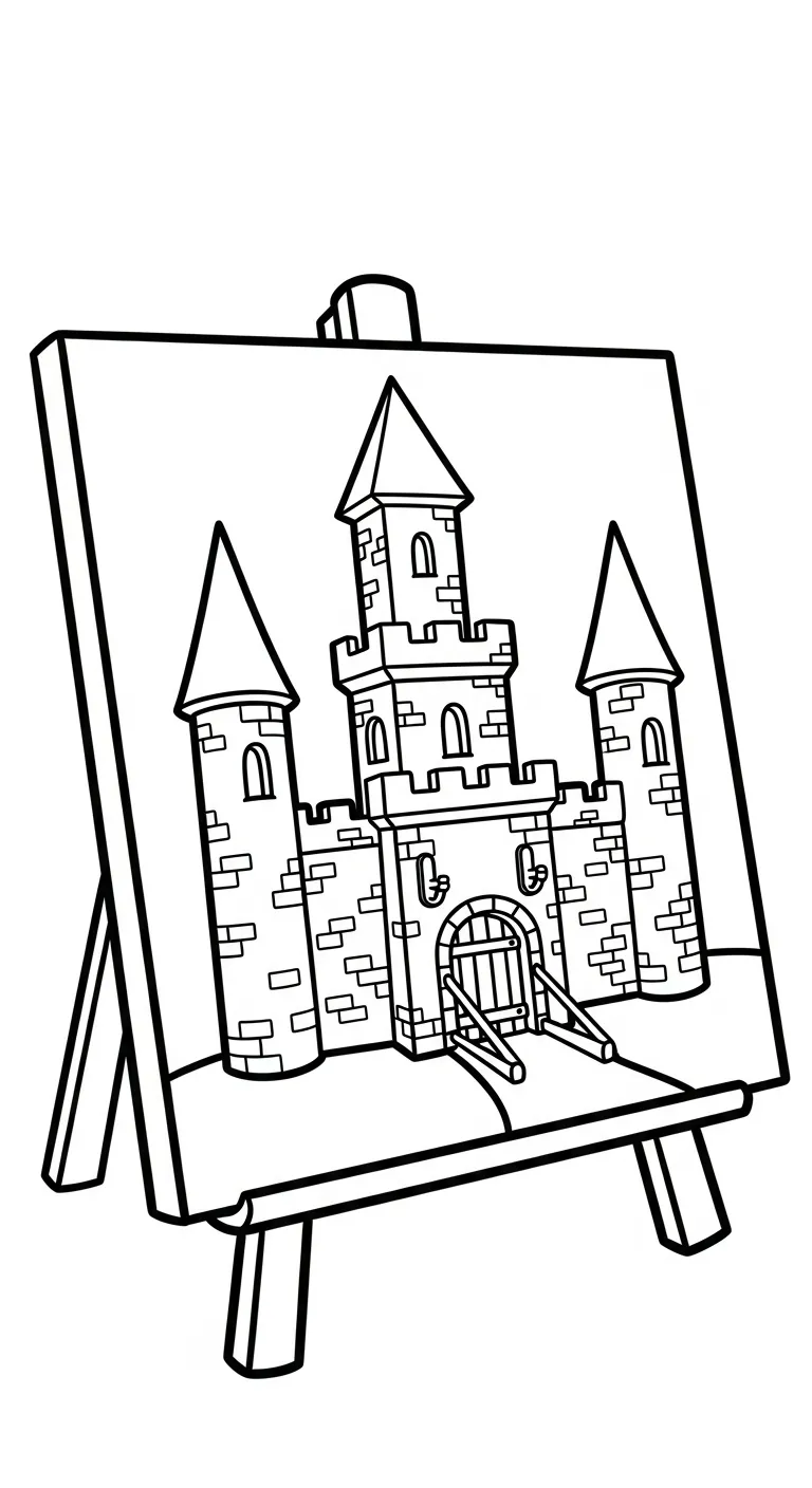 imprimer coloriage Peintre gratuit