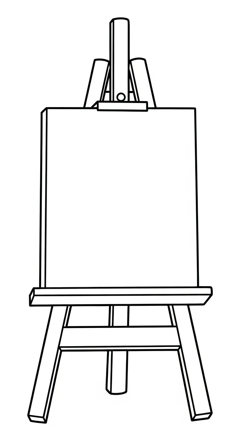 coloriage Peintre en ligne pour enfant