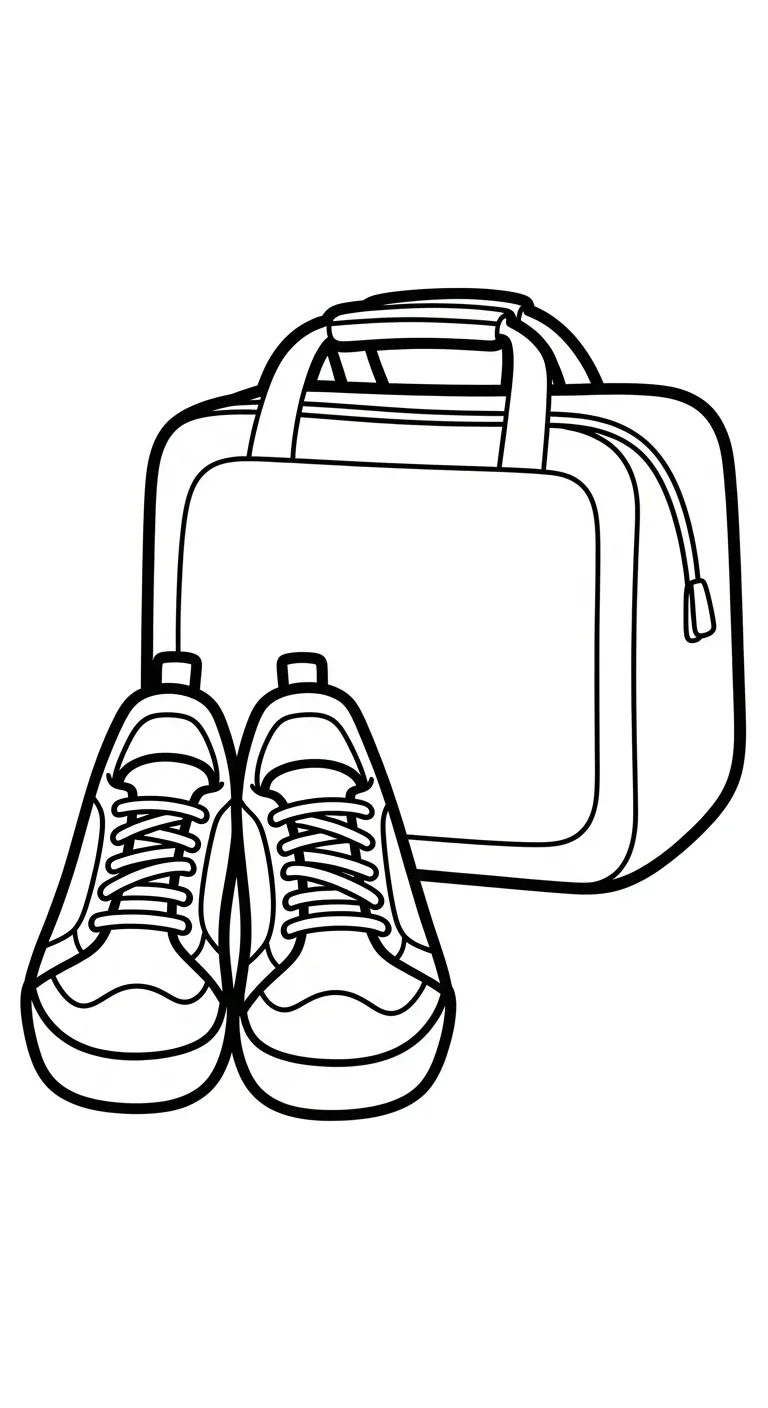 coloriage Sneakers gratuit a imprimer