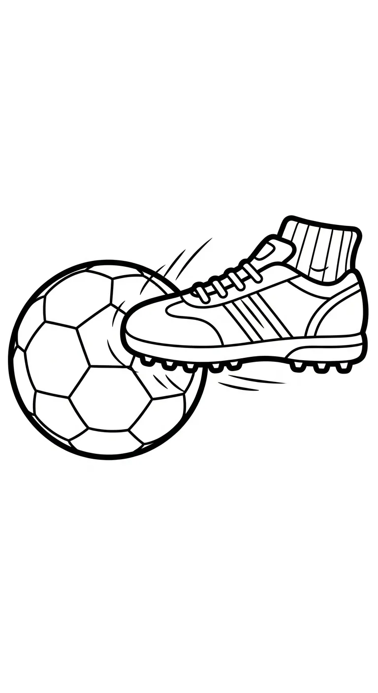 coloriage Sneakers à imprimer pour enfant de 3 ans