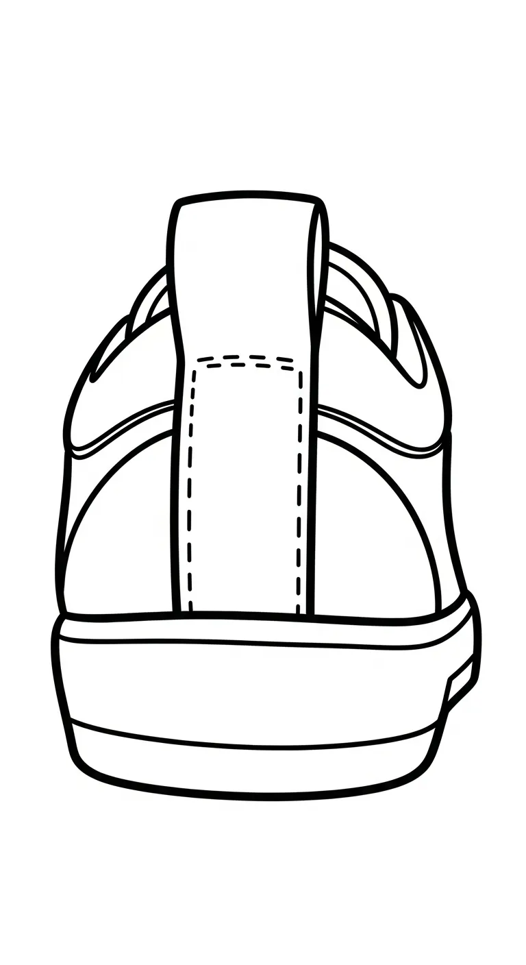 coloriage Sneakers à imprimer pour enfant de 8 ans