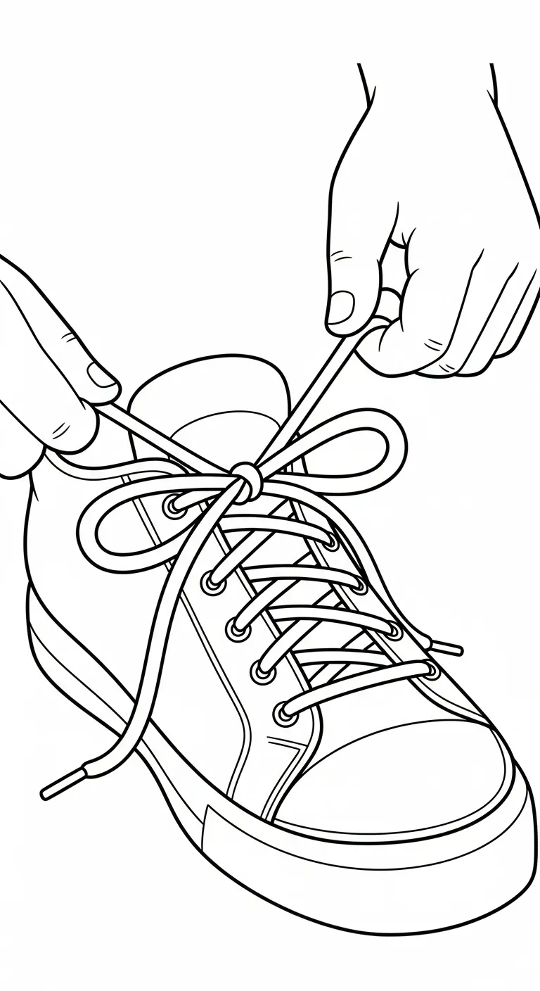 coloriage Sneakers gratuit en ligne