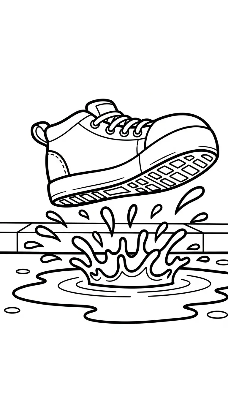 coloriage Sneakers et dessin a imprimer