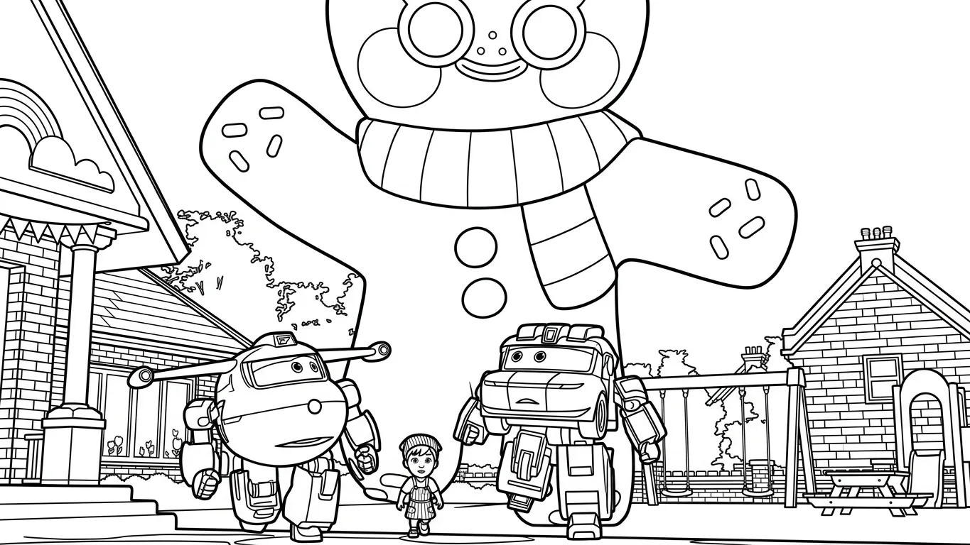 coloriage Super Wings a dessiner en ligne 1