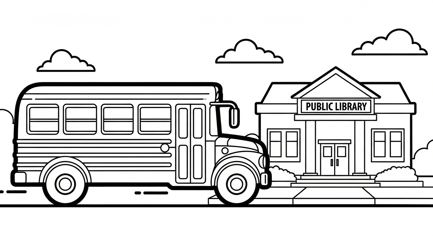 coloriage Autobus Scolaire updated a colorier en ligne