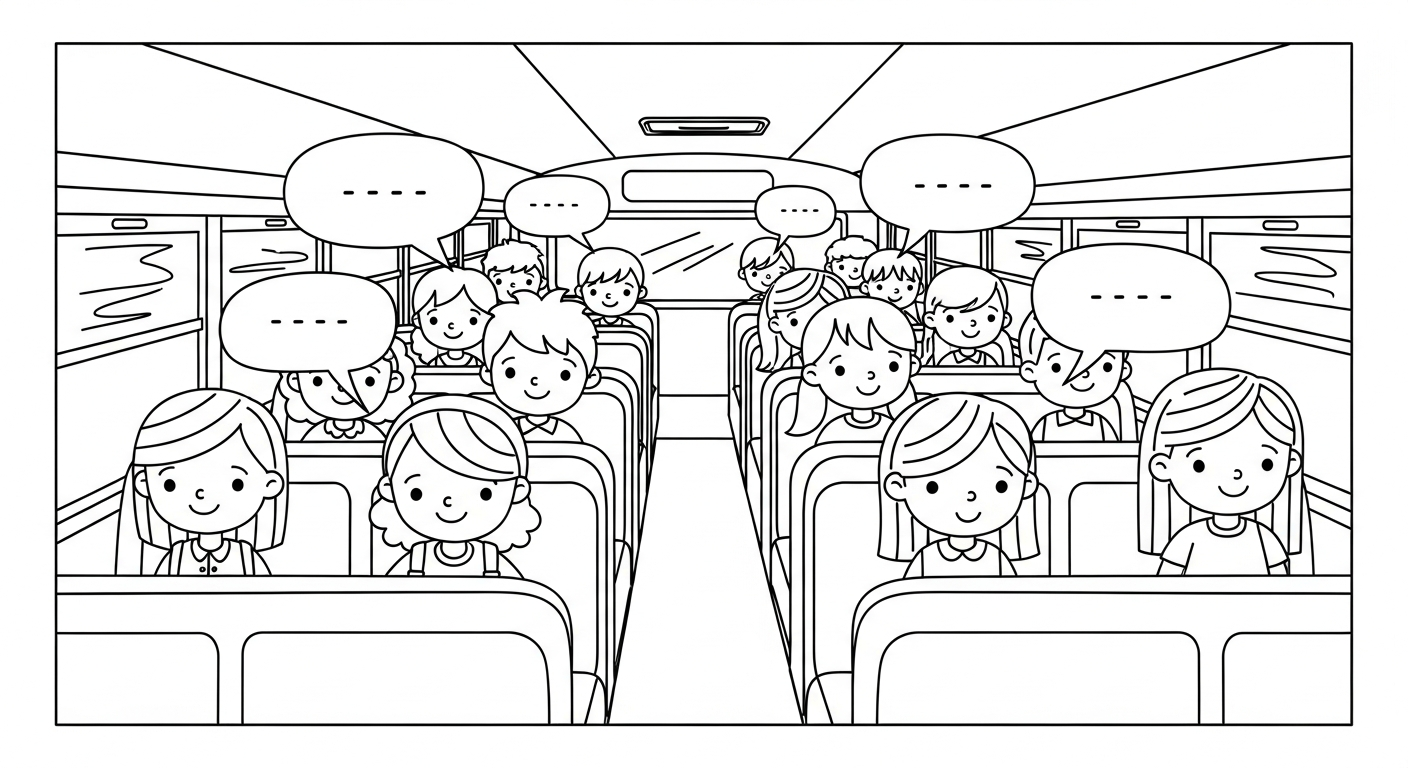 coloriage Autobus Scolaire updated a imprimer pour enfant de 4 ans