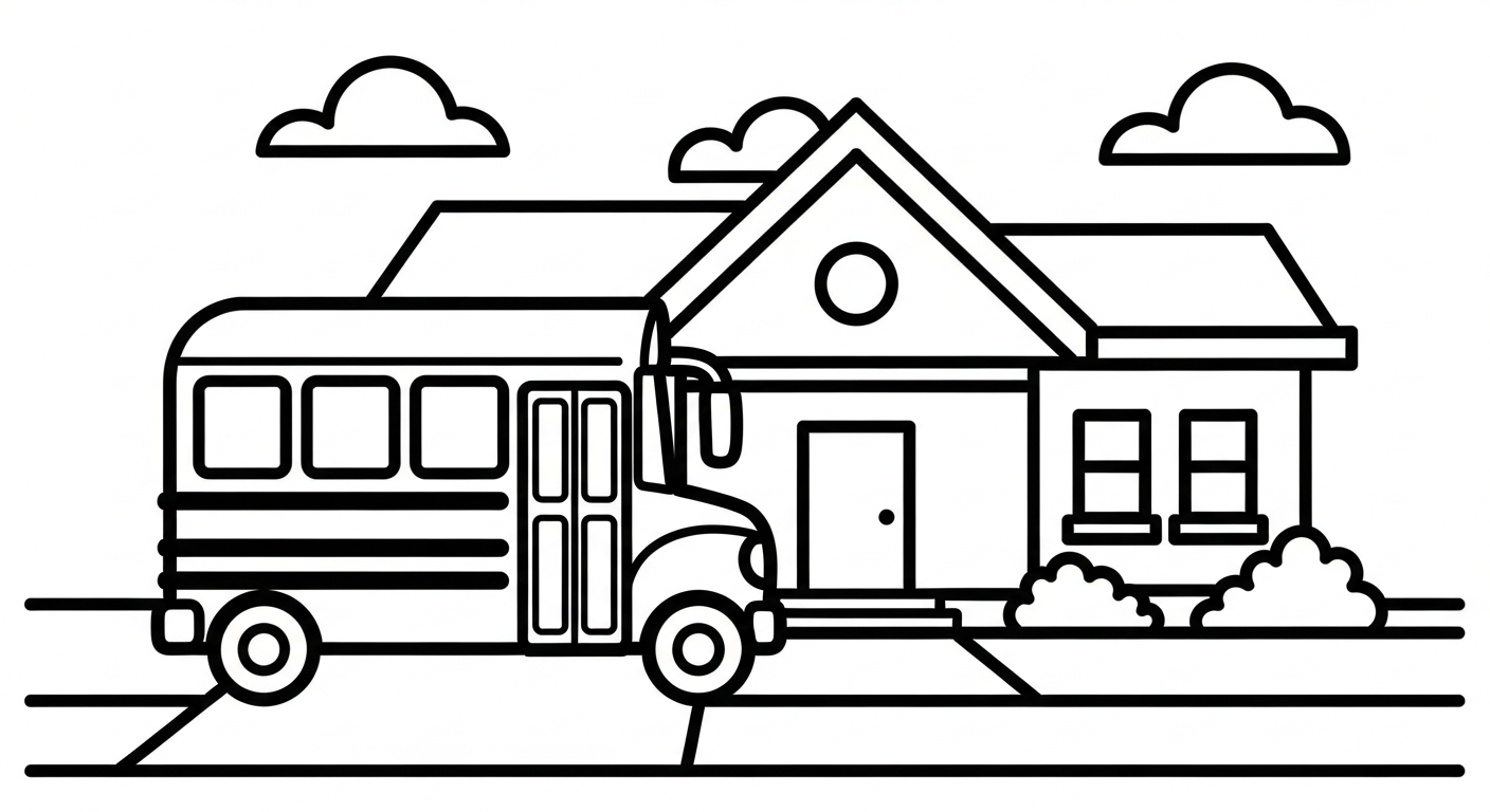 coloriage Autobus Scolaire updated a imprimer gratuitement
