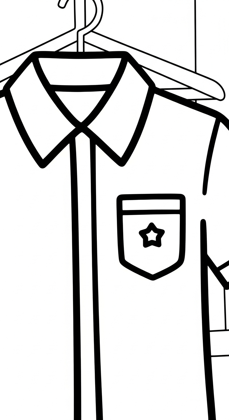 coloriage Chemise gratuit a imprimer 3