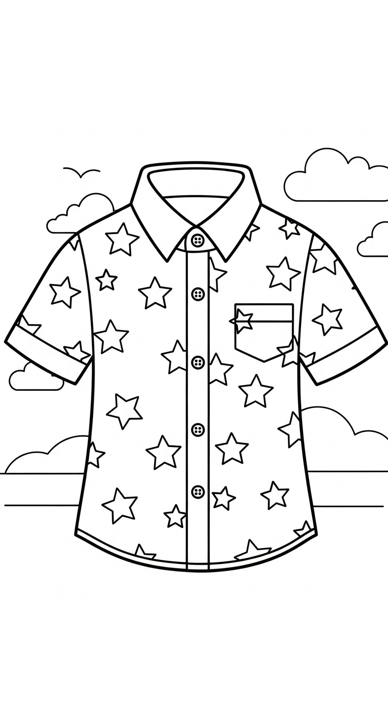 imprimer coloriage Chemise