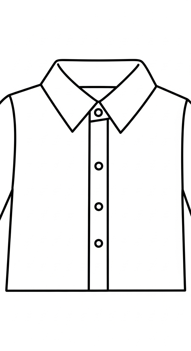 coloriage Chemise pour enfant à imprimer