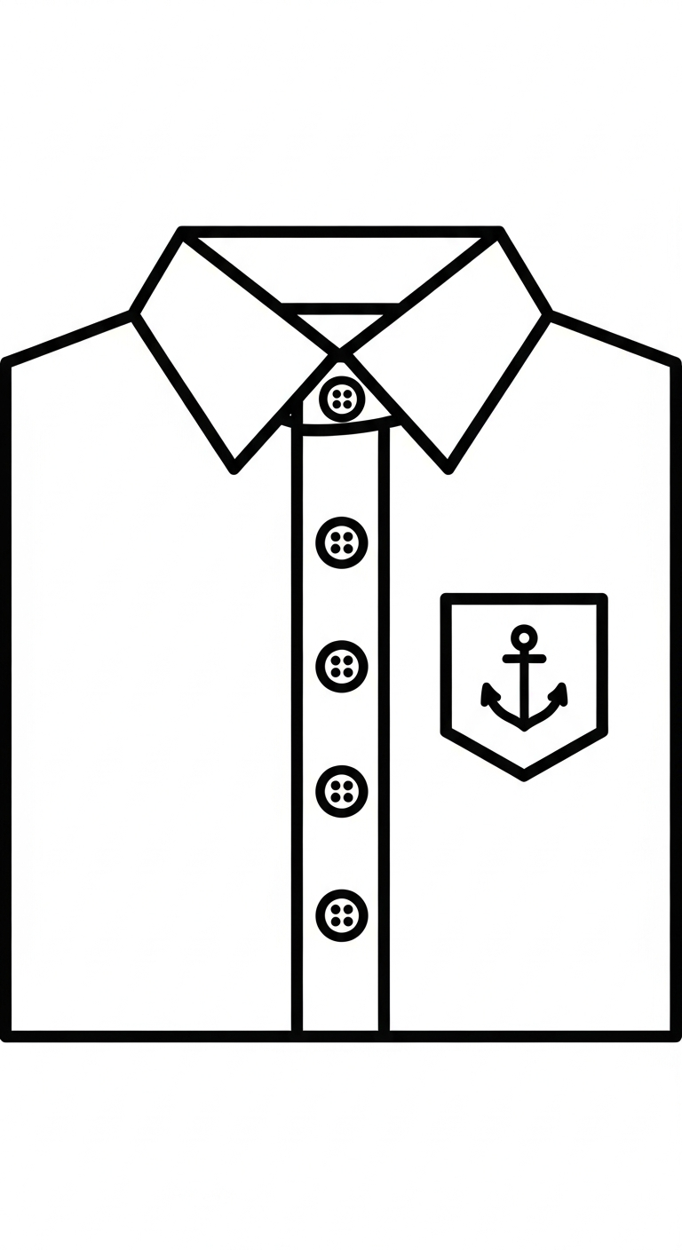 coloriage Chemise et dessins