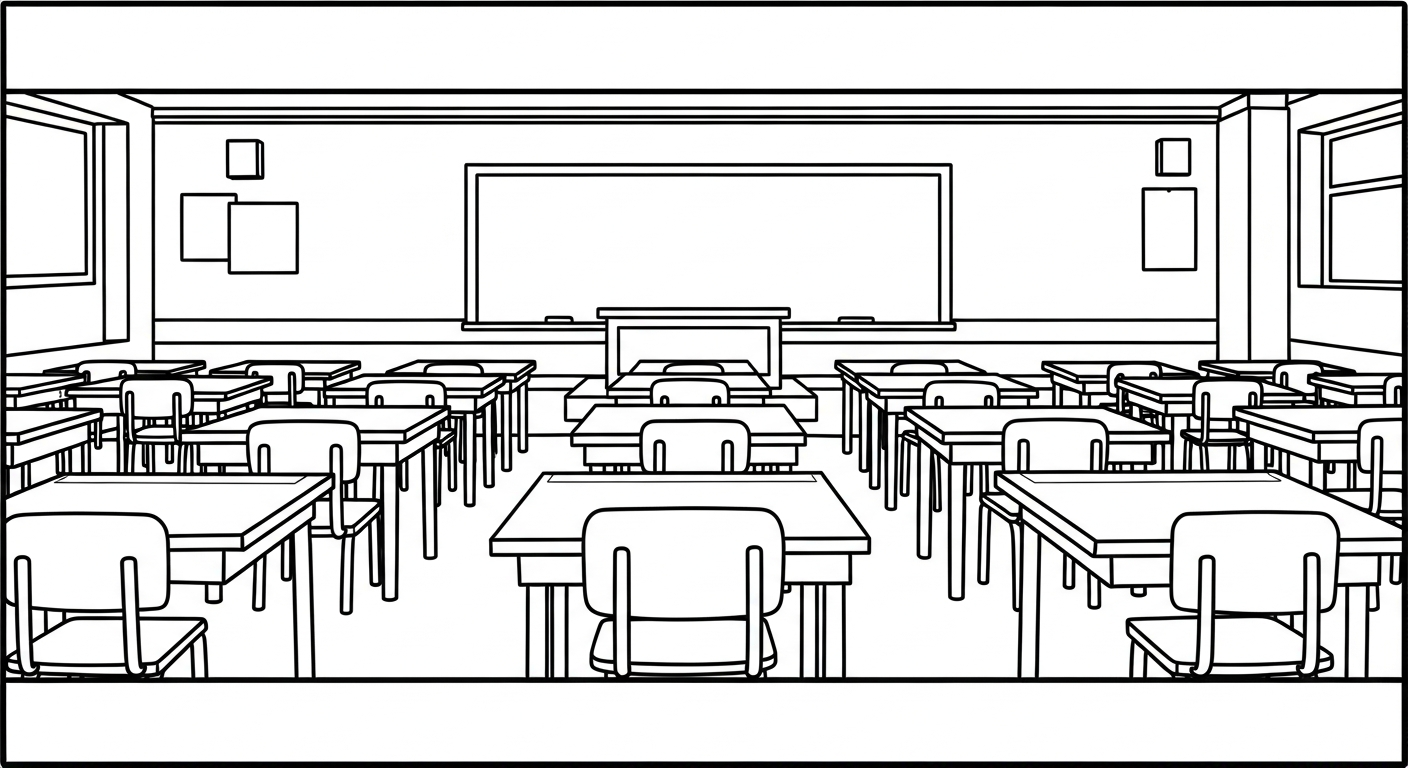 coloriage École updated et découpage à imprimer 1