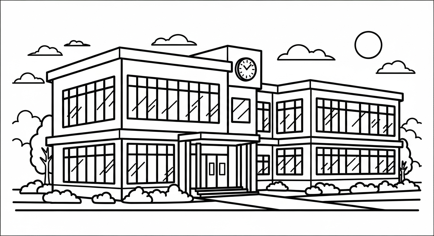 coloriage École updated à imprimer pdf gratuit