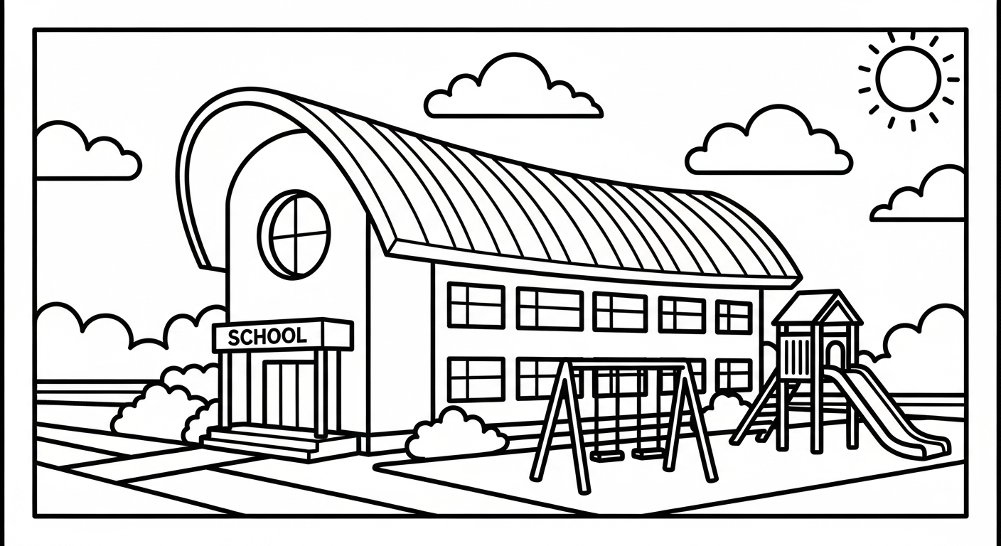 coloriage École updated pour enfant de 6 ans 1