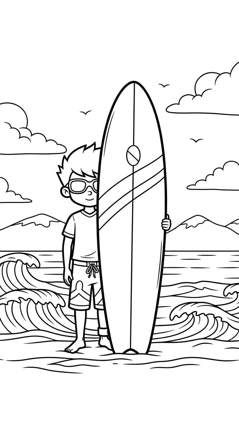 coloriage Été updated à imprimer pour enfant de 2 ans