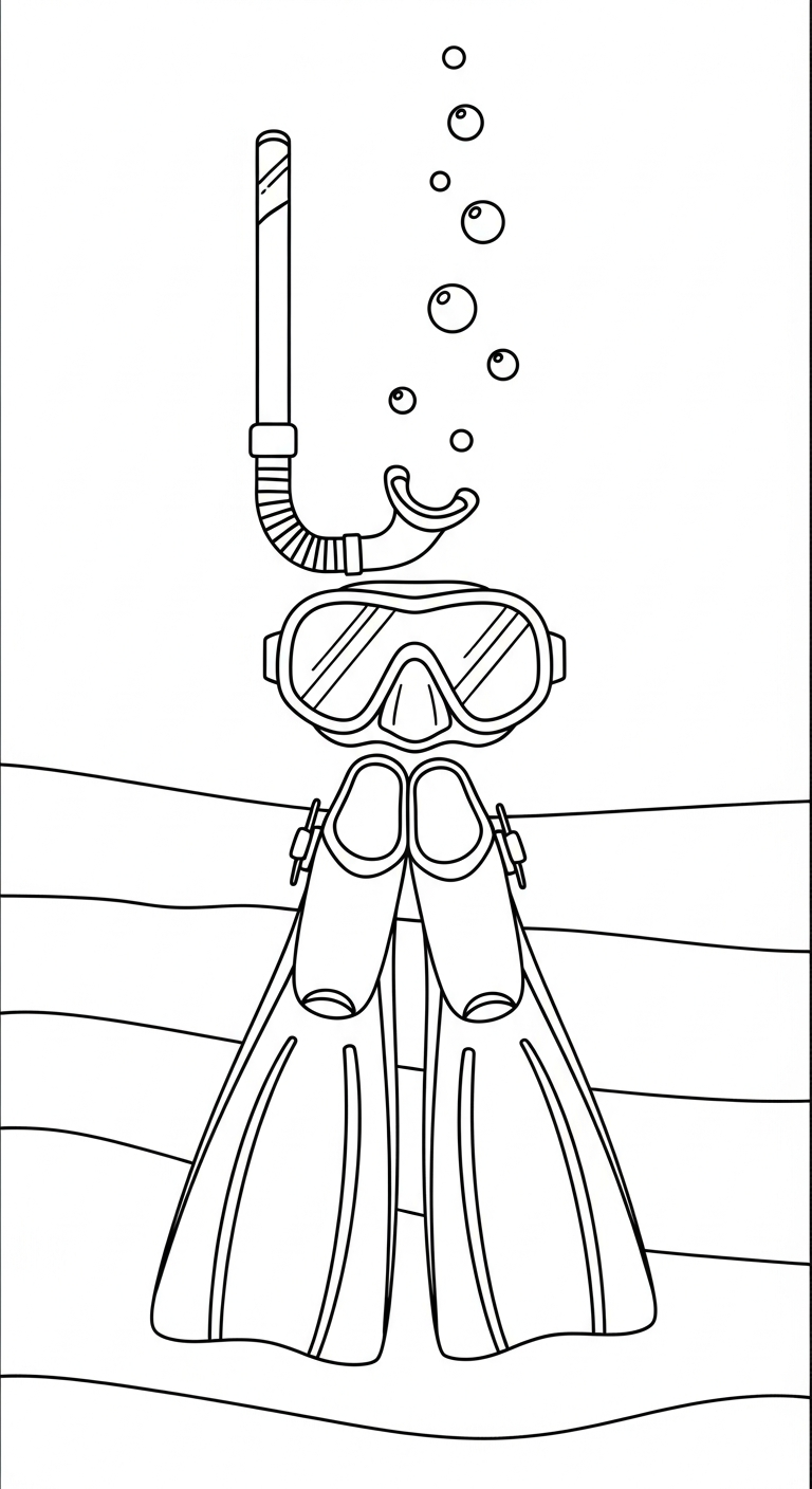 coloriage Été updated à imprimer pdf gratuit 1