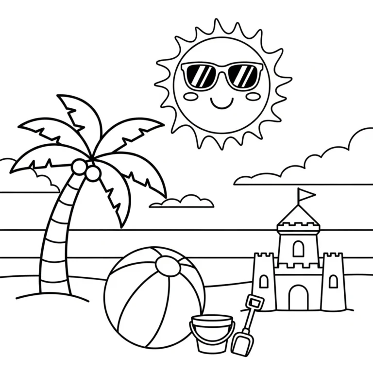 Coloriage Été