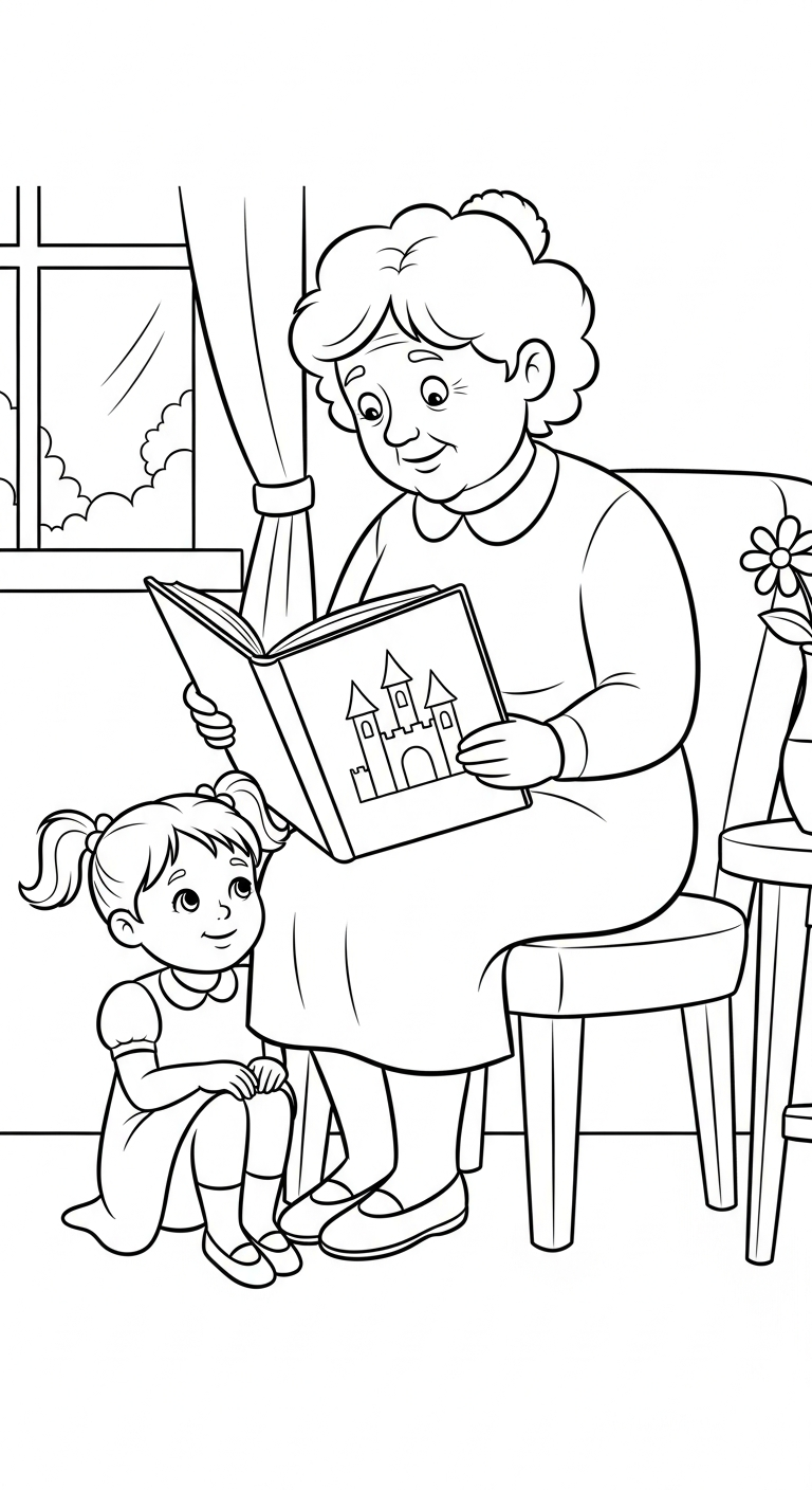 coloriage Famille updated à imprimer pour enfant de 2 ans 1