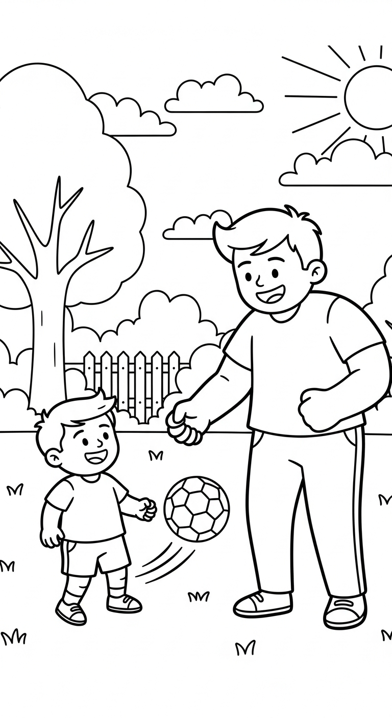 coloriage Famille updated à imprimer pdf gratuit