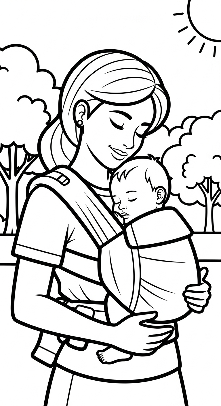 coloriage Famille updated pour enfant à imprimer
