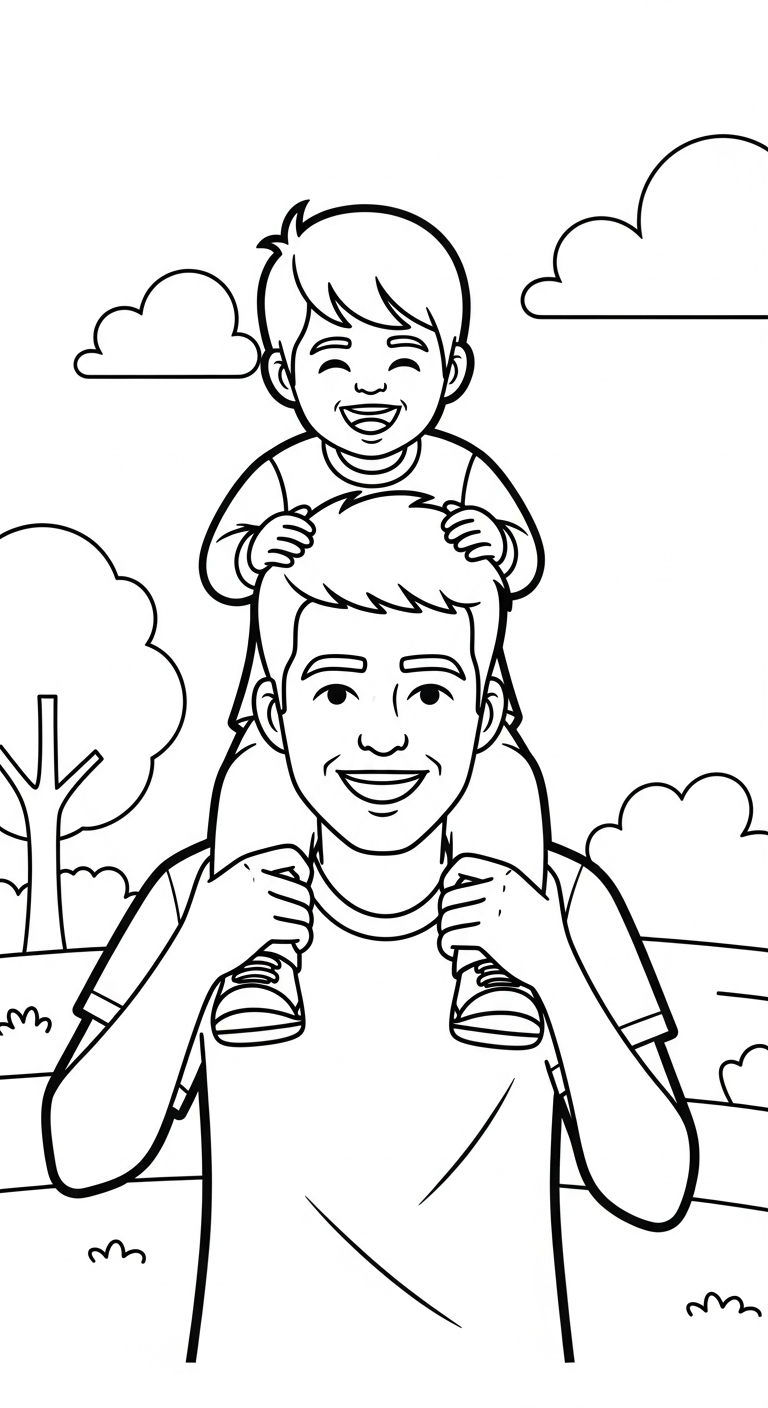 coloriage Famille updated en ligne