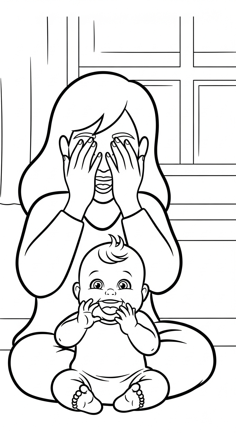 coloriage Famille updated pour enfant de 7 ans