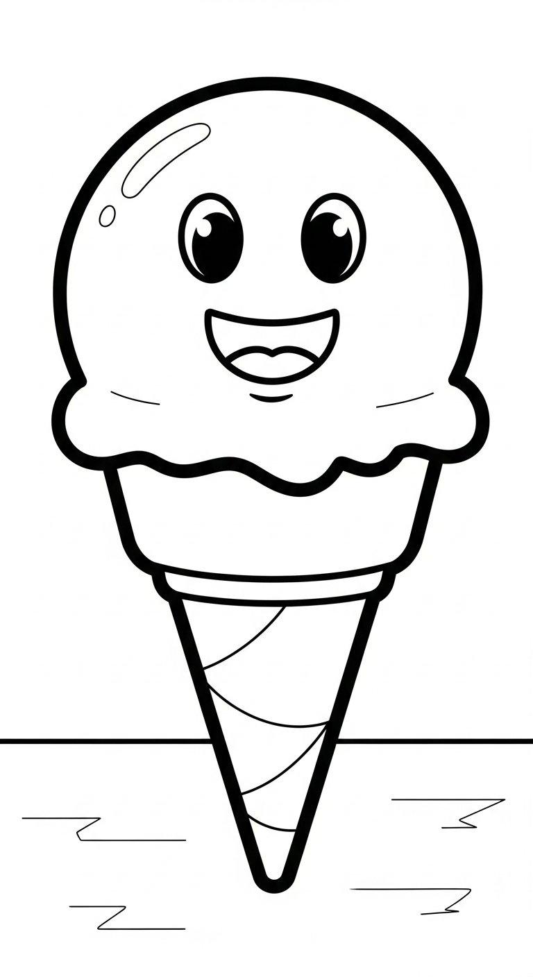 a imprimer coloriage Glace updated gratuit