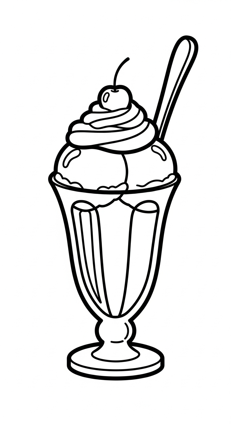 coloriage Glace updated a imprimer pour enfant de 4 ans 1