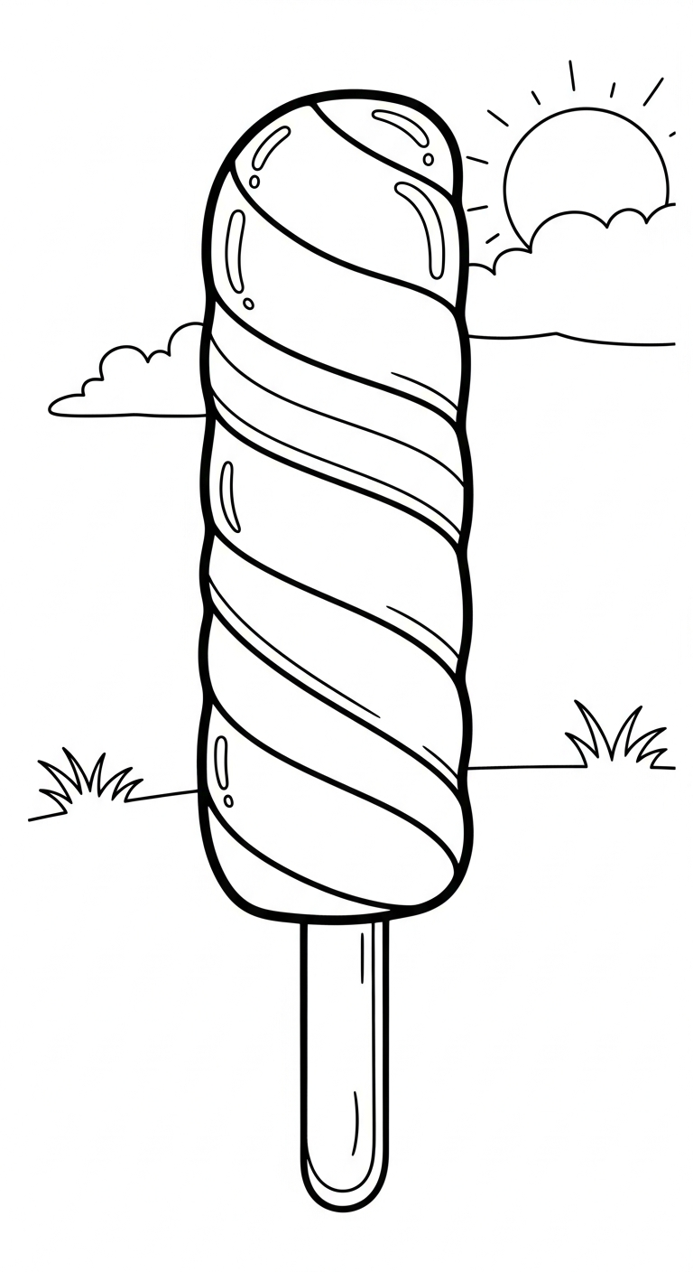 coloriage Glace updated à imprimer pdf
