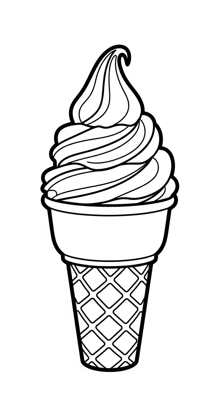 télécharger coloriage Glace updated gratuit 1