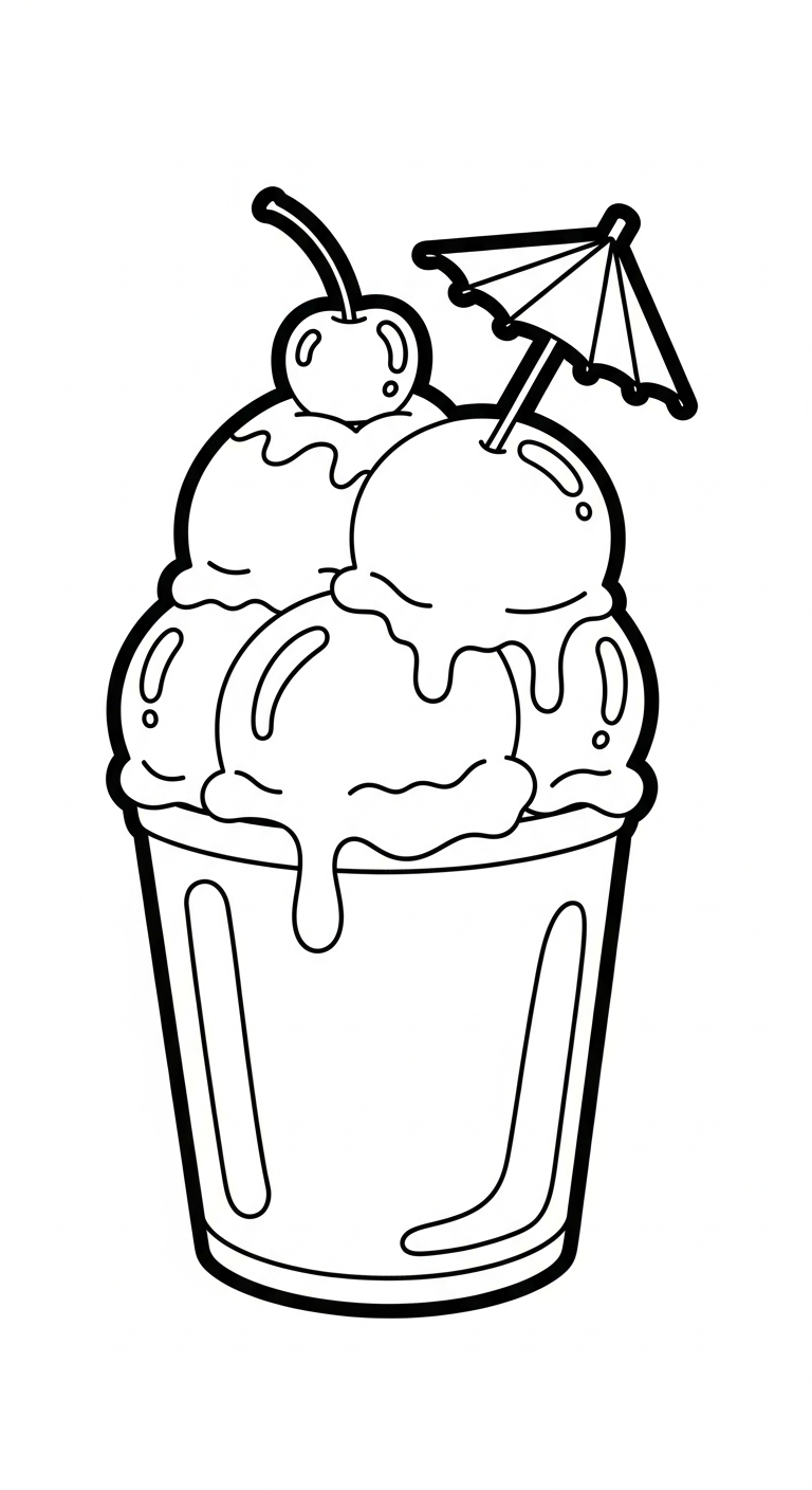 imprimer coloriage Glace updated